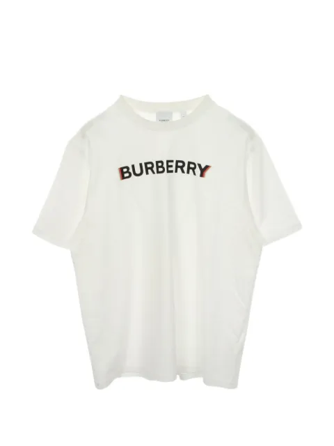Burberry Pre-Owned 2010s logo-print T-shirt White 1074293