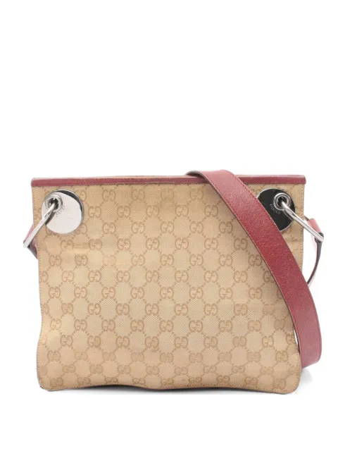 Gucci Pre-Owned 2000s GG canvas crossobdy bag Neutrals 1075994