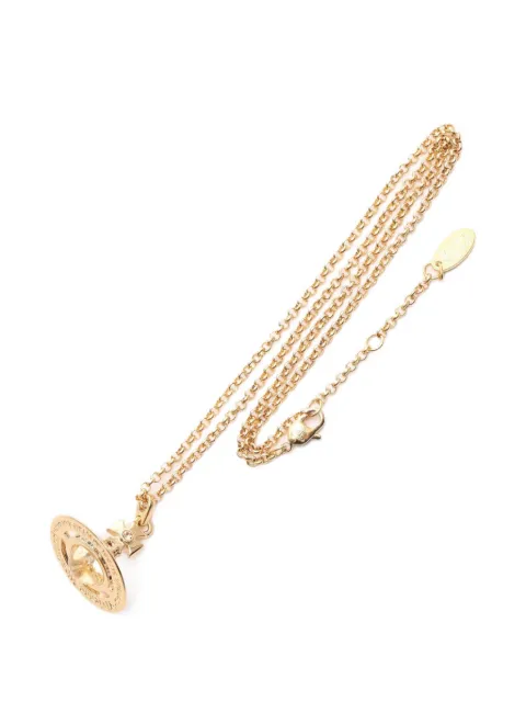 Vivienne Westwood Pre-Owned Tiny Orb rhinestone necklace Gold 1074825