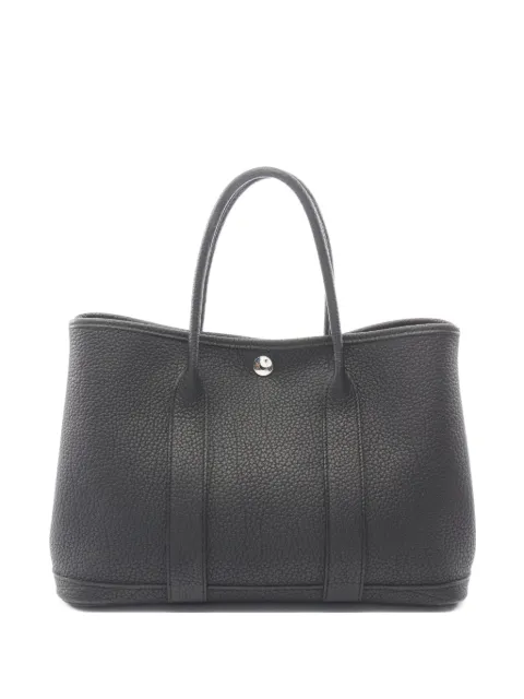 Hermès Pre-Owned 2018 Garden Party TPM tote bag Black 1074424C