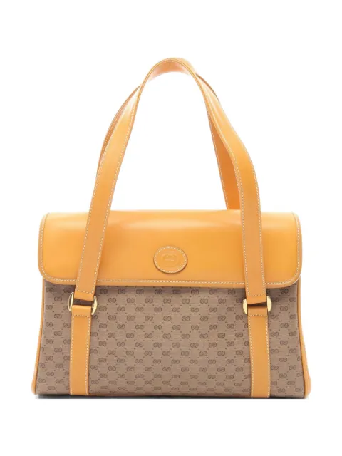Gucci Pre-Owned 2000s micro-GG tote bag Brown 1070130