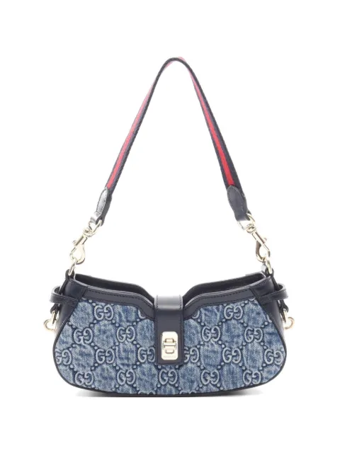 Gucci Pre-Owned 2020s GG Moon Side shoulder bag Blue 1075816