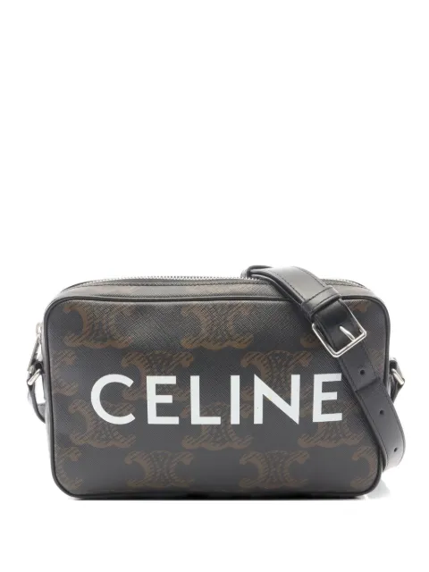 Celine Pre-Owned 2010s Triomphe messenger bag Black 1074634