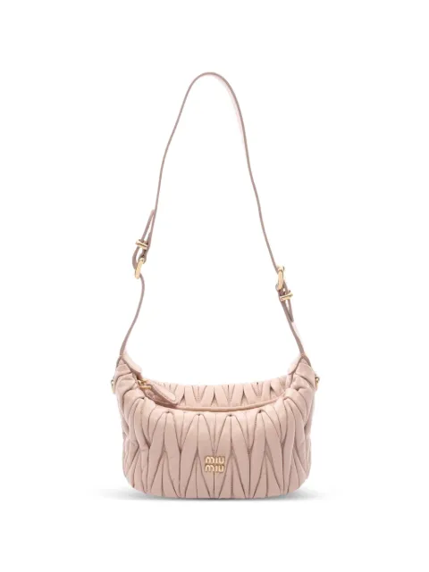 Miu Miu Pre-Owned 2020s Matelassé leather shoulder bag Pink 1075436