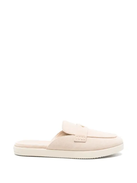 Tory Burch Ballet logo-plaque mules Neutrals 184150