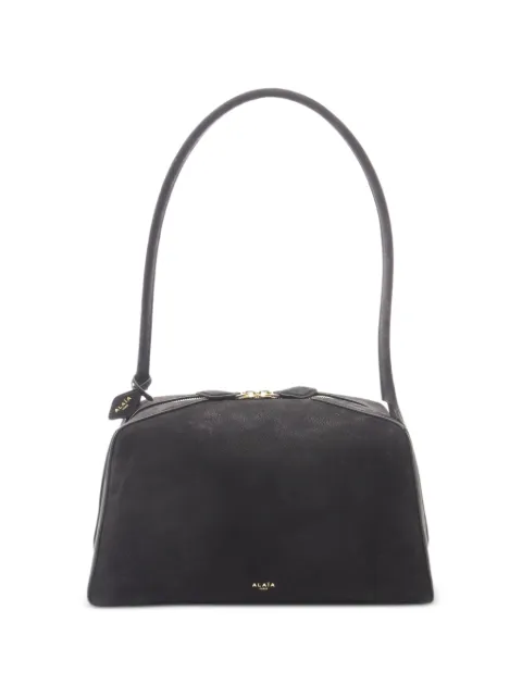 Alaïa Pre-Owned 2020s Le Bouledogue nubuck shoulder bag Black 1075459