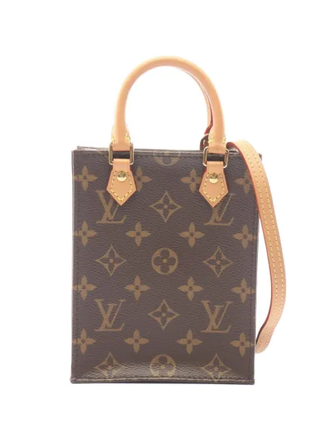 Louis Vuitton Pre-Owned 2020 Monogram Petite Sac Plat tote bag Brown 1074640SP4220
