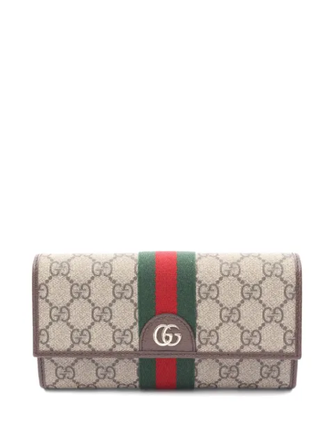 Gucci Pre-Owned Ophidia GG Supreme wallet Neutrals 1075545