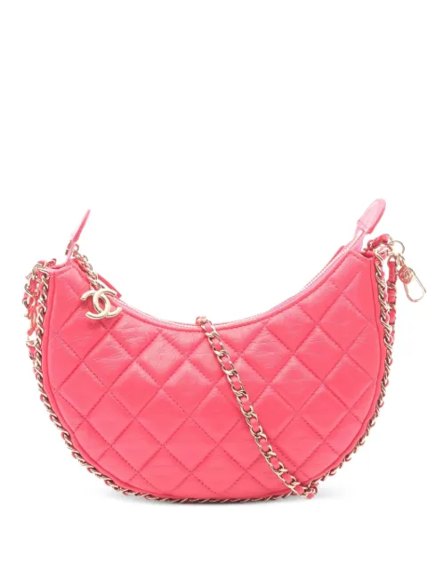 CHANEL Pre-Owned 2021s Matelasse chain shoulder bag Pink 1075655C0XN7640