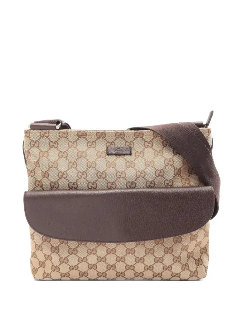 Gucci Pre-Owned 2000s GG canvas shoulder bag Brown 1073164
