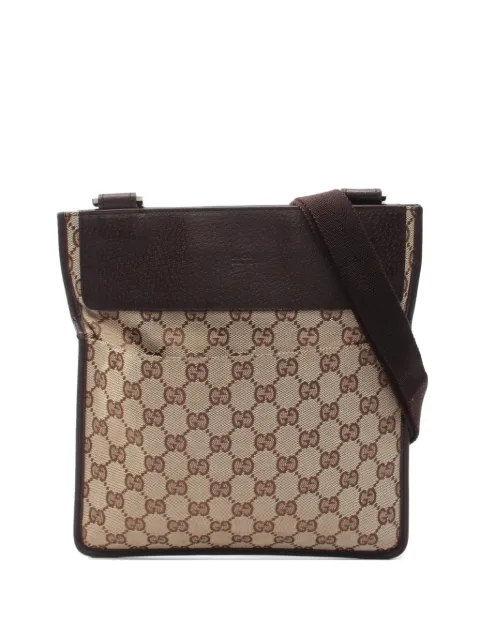 Gucci Pre-Owned 2000s GG canvas shoulder bag Neutrals 1075977