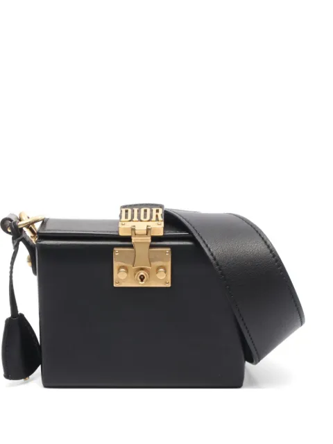 Christian Dior Pre-Owned small 2010s Addict box shoulder bag Black 1074745