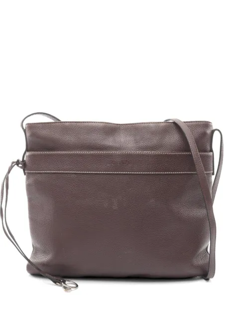 Loewe Pre-Owned 2000s grained leather shoulder bag Brown 1070275