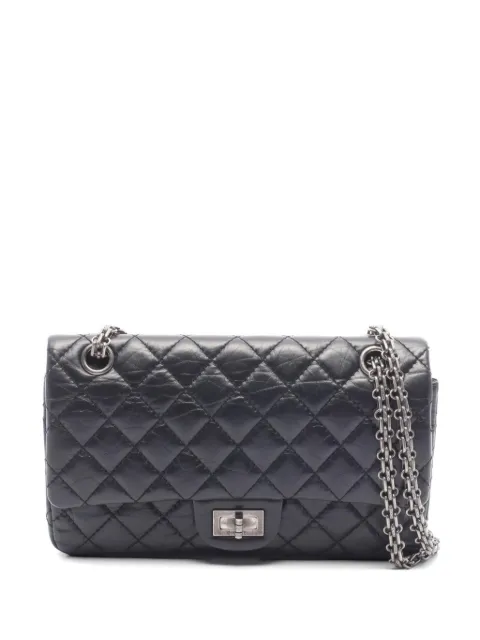 CHANEL Pre-Owned 2019 2.55 Matelass  shoulder bag Black 107584328639356