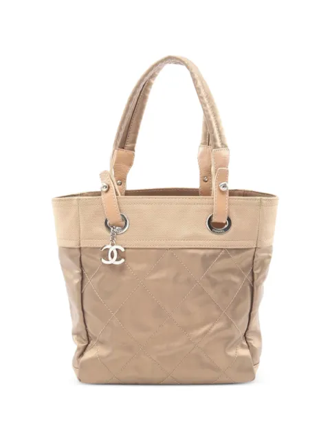 CHANEL Pre-Owned 2006-2008 Paris Biarritz PM tote bag Gold 107172611802510