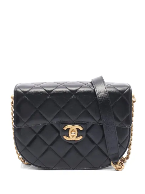 CHANEL Pre-Owned 2021 diamond-quilting mini bag Black 1075865GGXPT2EG