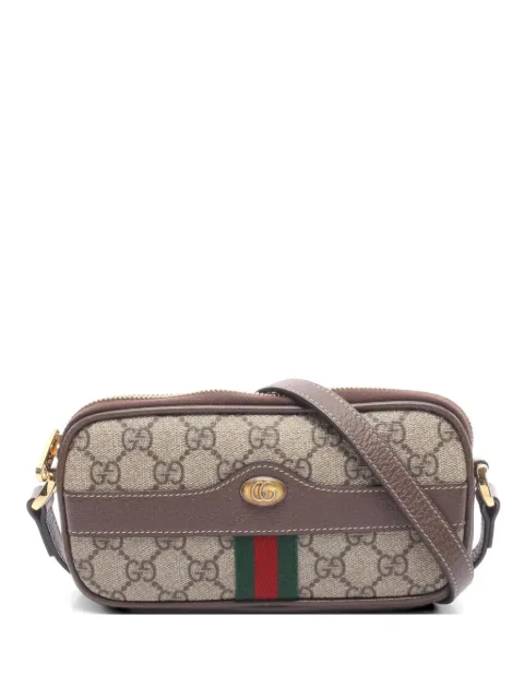 Gucci Pre-Owned 2010s Ophidia GG Supreme cross body bag Neutrals 1076629
