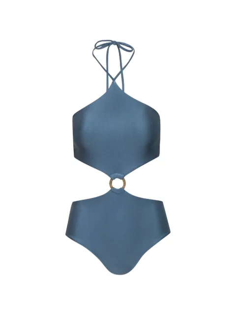 Baobab Kira ring-detail swimsuit Blue 6150444