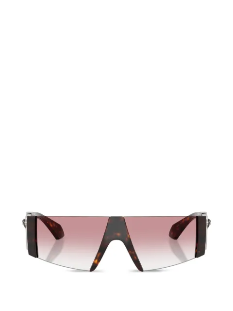 Versace Eyewear tortoise-effect rectangle-frame sunglasses Brown VE45161083B