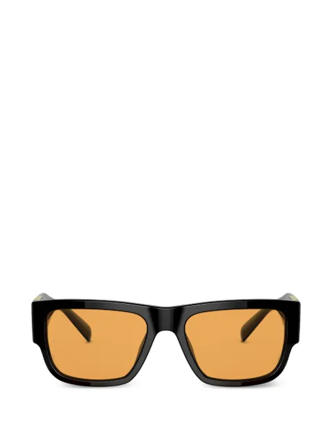 Versace Eyewear Medusa rectangle-frame sunglasses Black VE4406GB17