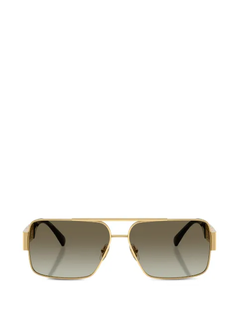 Versace Eyewear rectangle-frame sunglasses Gold VE229010028E