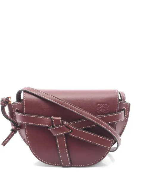 Loewe Pre-Owned 2000s mini Gate leather crossbody bag Red 1075665