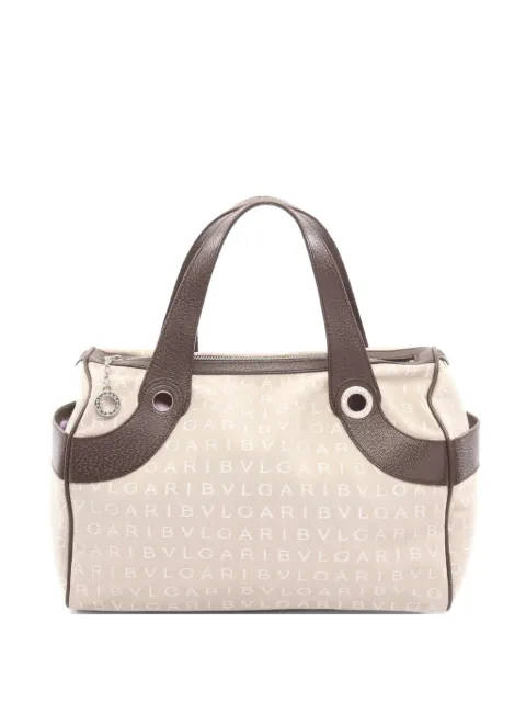 Bvlgari Pre-Owned 2000s Logomania handbag Neutrals 1071724