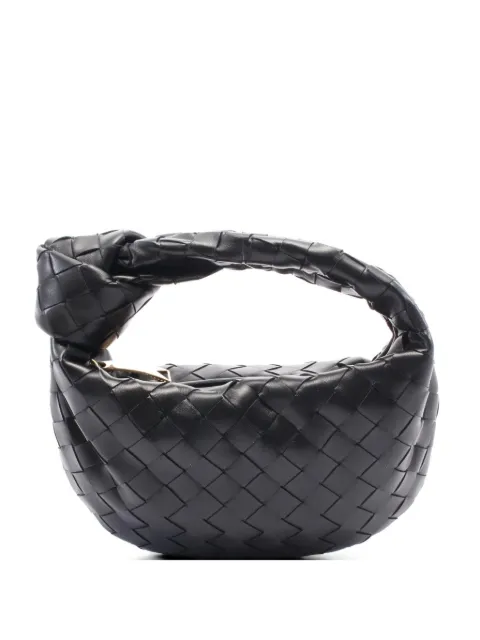 Bottega Veneta Pre-Owned mini Jodie leather tote bag Black 1075502