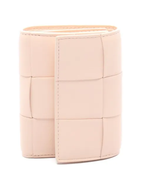 Bottega Veneta Pre-Owned small Cassette tri-fold wallet Pink 1067788