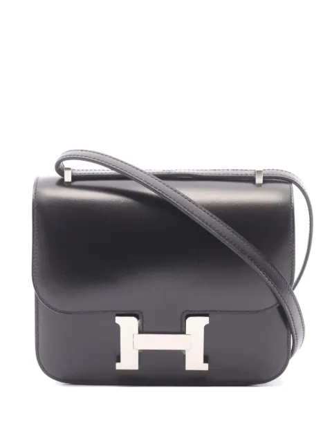 Hermès Pre-Owned 2024 mini Constance 3 cross body bag Black 1076449W