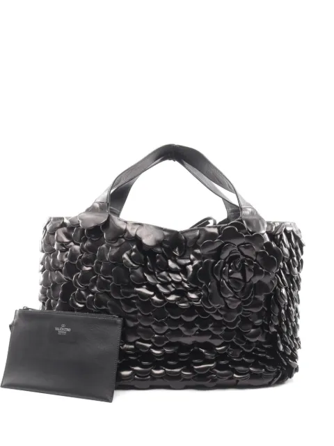 Valentino Garavani Pre-Owned 2010s L'Atelier 03 Rose Edition tote bag Black 1070272