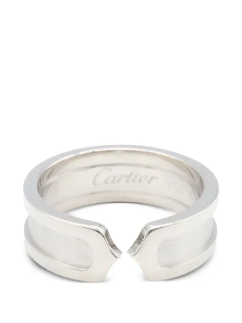 Cartier 2010s C2 Small ring Silver 1073880CW4193