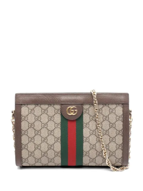Gucci Pre-Owned 2010s Ophidia GG Supreme shoulder bag Neutrals 1076649
