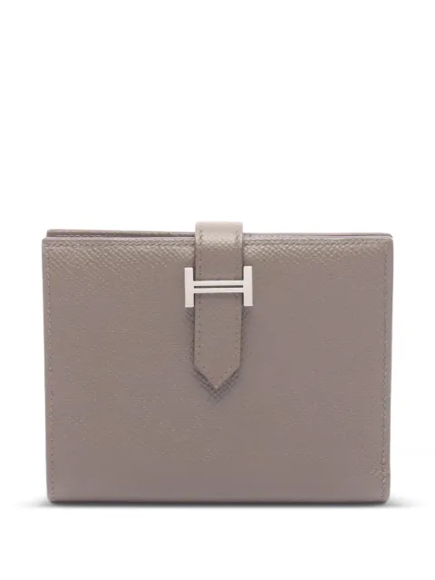 Hermès Pre-Owned 2020 Bearn leather wallet Grey 1076421Y