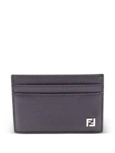 Fendi Pre-Owned 2020s FF Squared card holder Black 1075548