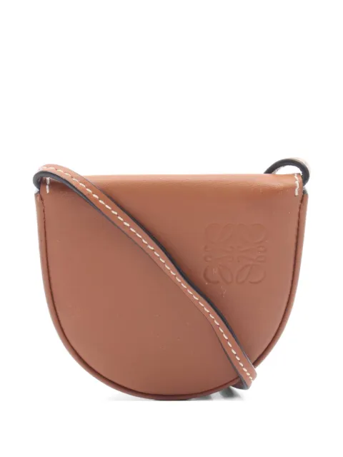 Loewe Pre-Owned 2010s Anagram Heel pouch shoulder bag Brown 1076321