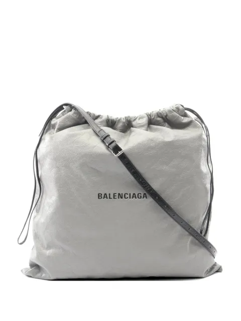 Balenciaga Pre-Owned 2010s Dust Bag leather shoulder bag Grey 1075231