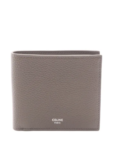 Celine Pre-Owned bifold leather card holder Grey 1075383