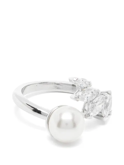 Swarovski Mesmera crystal pearl ring Silver 5748012