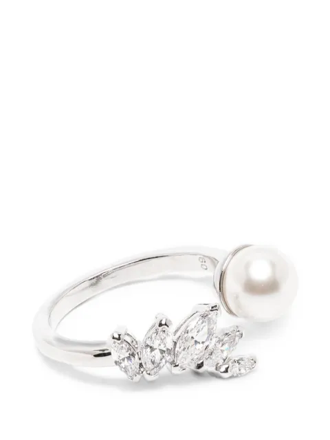 Swarovski Mesmera crystal and pearl ring Silver 5748009