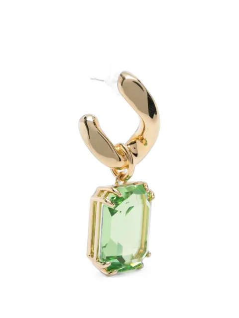 Swarovski Millenia octagon-cut drop earrings Gold 5756151