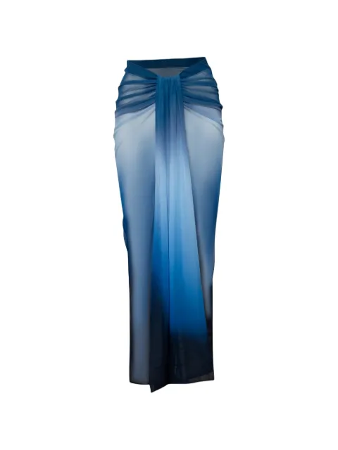 Baobab Nia mesh draped maxi skirt Blue 6180461