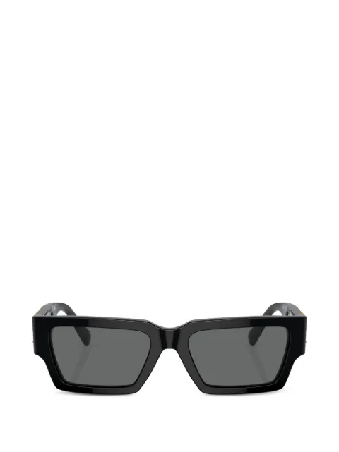 Versace Eyewear Medusa Deco Biggie rectangle-frame sunglasses Black VE4459FGB187