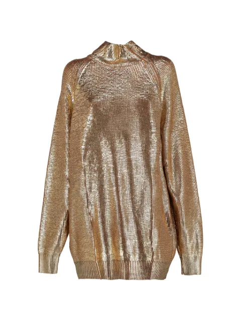 Gianfranco Ferré Pre-Owned 1993 high-neck sweater Gold W2511129