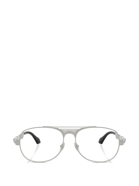 Versace Eyewear medusa pilot-frame glasses Silver VE13191000