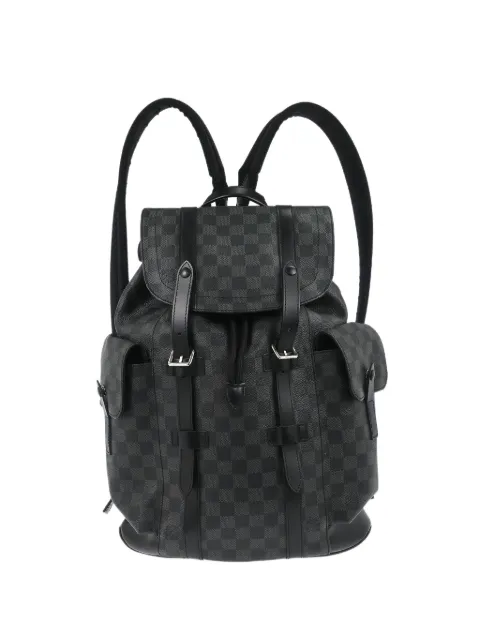 Louis Vuitton Pre-Owned 2018 PM Christopher Damier Graphite backpack Black 146337