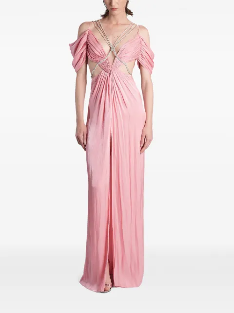 Costarellos Calina cut-out maxi dress Pink SS2677
