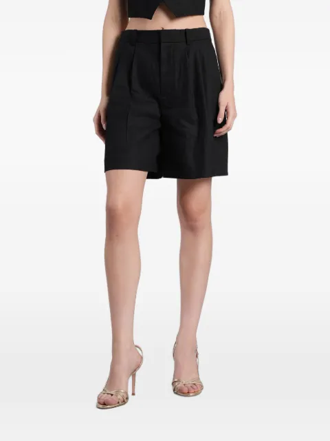 alice + olivia pleated tailored shorts Black CL000418606