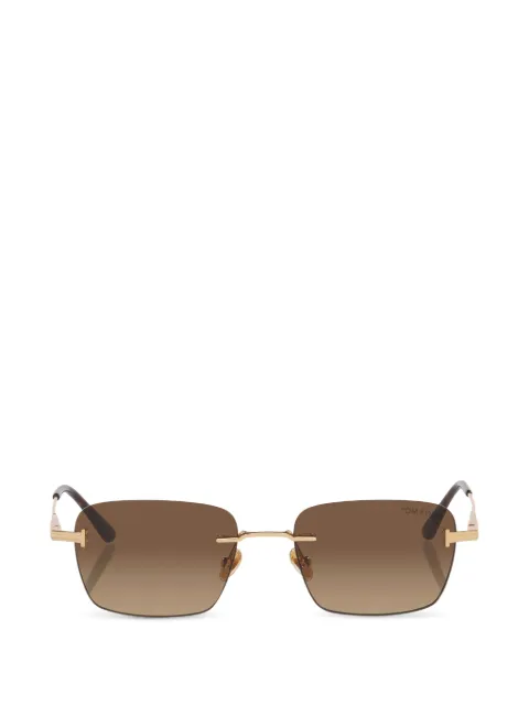 TOM FORD Jake-02 rectangle-frame sunglasses Gold TR0022712390D4