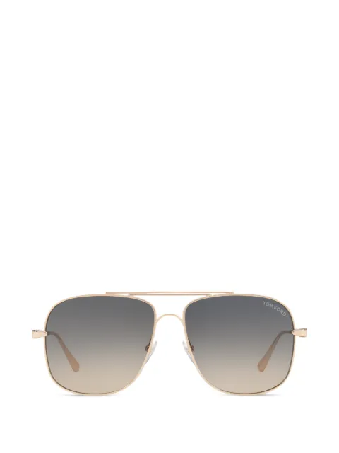 TOM FORD Eyewear pilot-frame sunglasses Gold TR0010252370L3